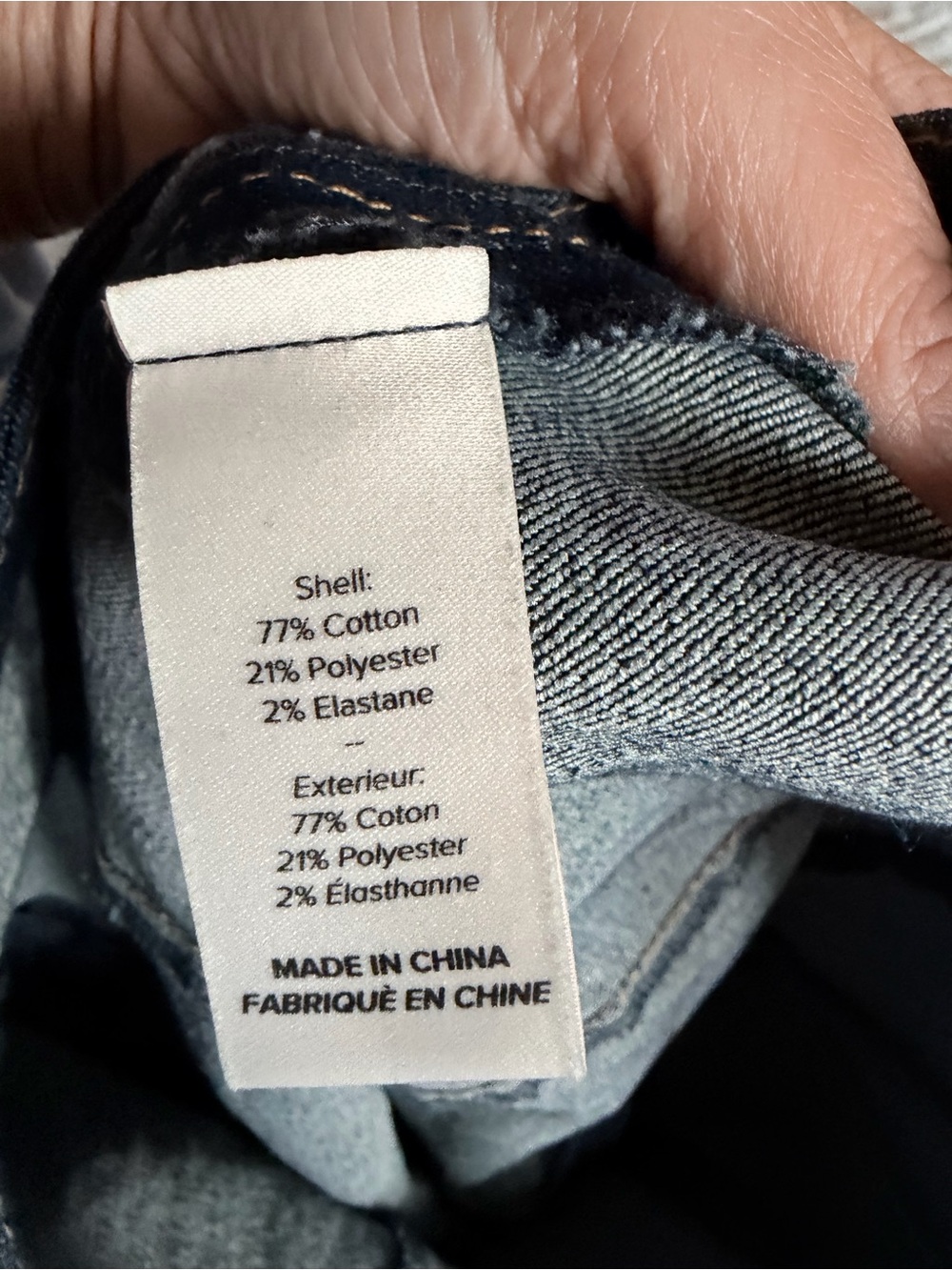 cinq à sept Dark Indigo Denim Jeans with Light Cuffs with buttons size 4 - Picture 7 of 7